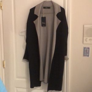Zara Navy Open Cardigan